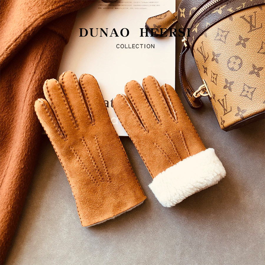 皮毛一体100%真羊毛真皮手套女士冬季加厚保暖绒毛男防风保暖滑雪,服饰配件/皮带/帽子/围巾,手套,淘宝优惠券,粉丝福利购,淘宝优惠卷