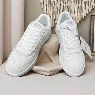 潮男生ins超火潮牌白色板鞋网红爆款2025男款新款痞帅时尚男鞋子