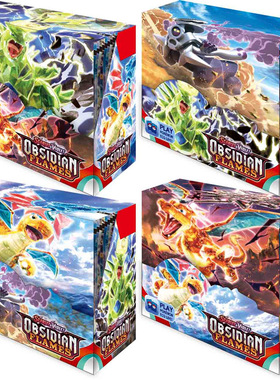 神奇宝贝卡英文151特别版PTCG繁体中文版宝可梦黯焰朱ex紫扩展包