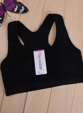 少女文胸无钢圈13发育期女童小背心式文胸15中小学生内衣运动夏薄