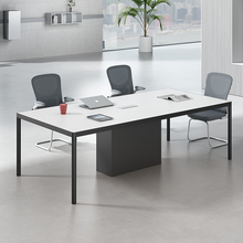铝合金会议桌长桌简约现代洽谈接待桌椅组合办公室大小型培训桌子