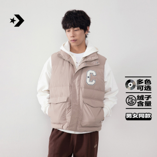 CONVERSE匡威官方 男女500蓬鸭绒复古背心羽绒马甲UCJ088 秋冬新品