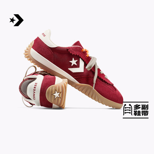 CONVERSE匡威 Run Star Trainer圣诞流星复古运动鞋红色A16584C