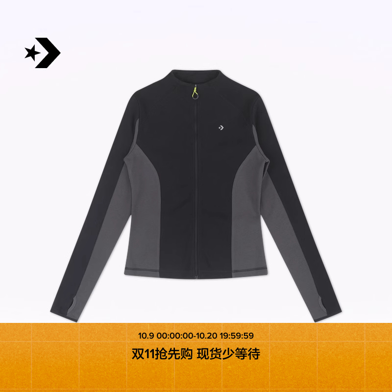 CONVERSE匡威官方 户外风拉链外套复古修身女上衣10028125