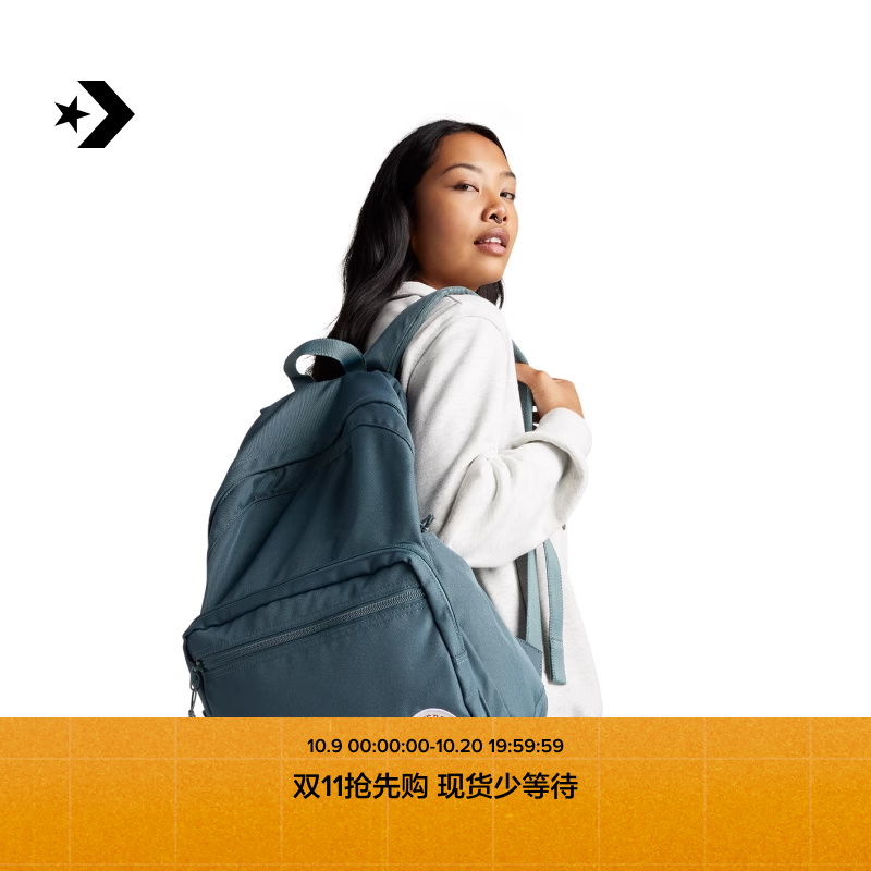 CONVERSE匡威官方 GO 2 经典款男女大容量双肩包电脑背包10020533