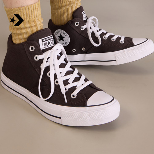 CONVERSE匡威官方 莫尔登All Star男女中帮帆布休闲板鞋A13215C