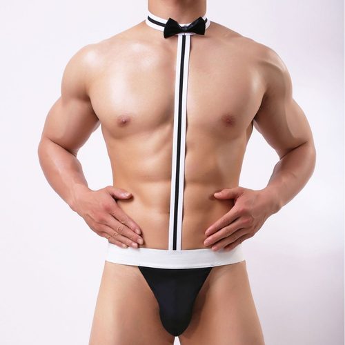 男士连体酒吧舞台夜店表演丁字裤