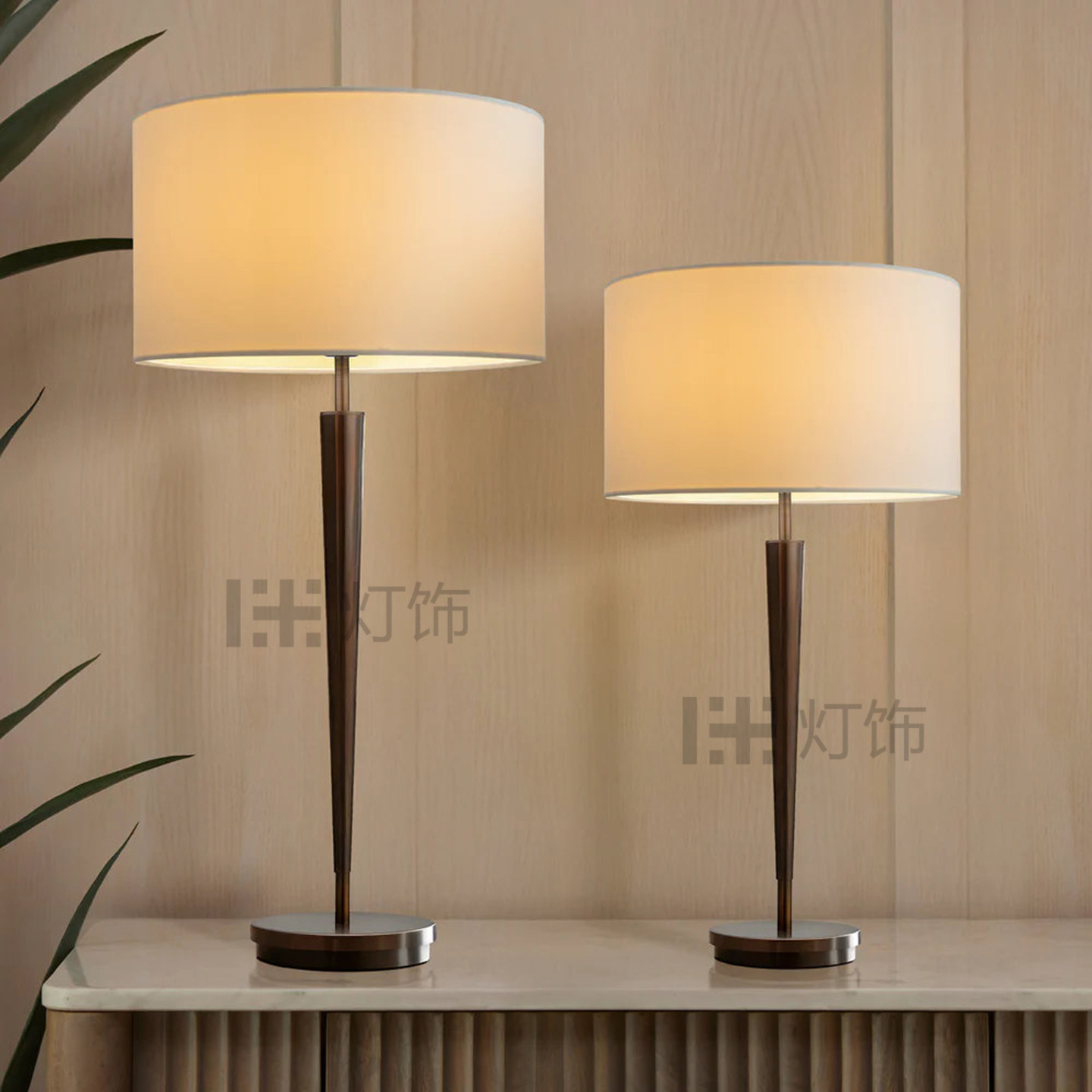 现代简约布艺台灯民宿酒店客厅卧室落地灯别墅样板间墙壁装饰壁灯