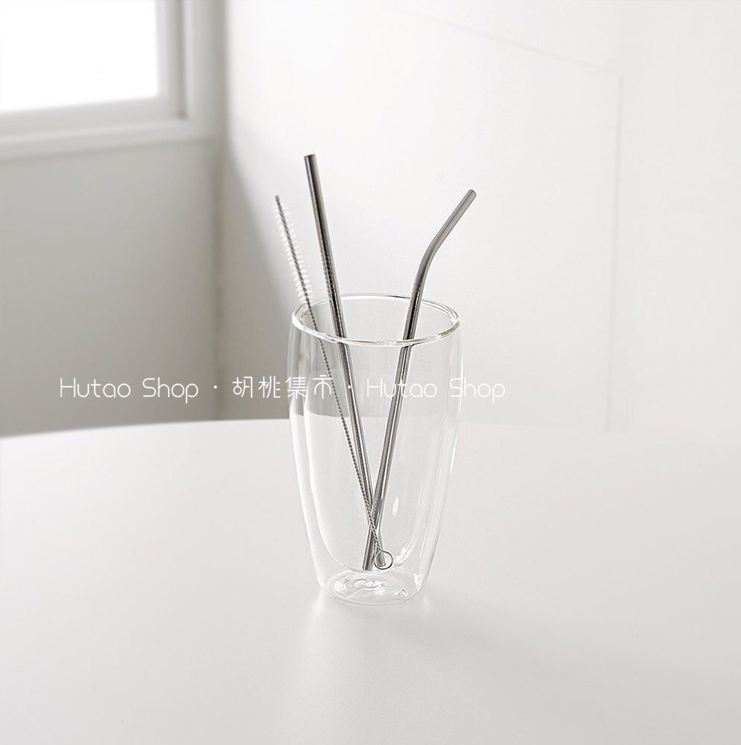 胡桃集市ins简约风304弯管直管