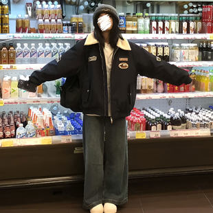 棒球服夹克棉衣超好看夹棉外套冬季 美式 加厚棉袄 2025新款 棉服女款