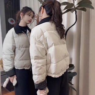 2025高级感小个子洋气宽松棉衣外套 新款 羽绒棉服女短款 棉袄冬季