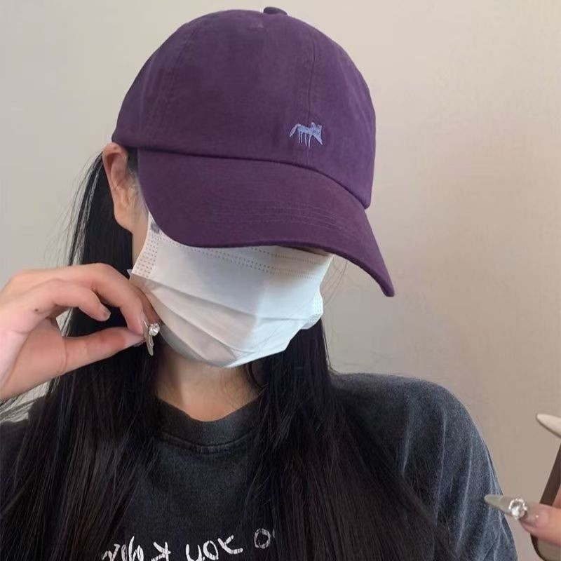 2025新款网红防晒遮阳帽子女百搭显脸小防紫外线棒球帽子四季通用