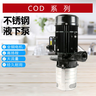 凌霄机床泵数控浸入式多级离心泵