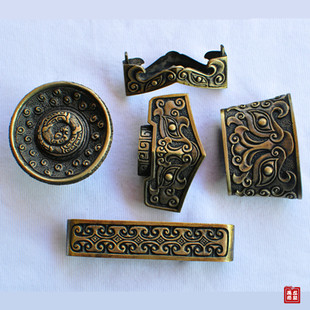 宝剑铜装具 宝剑零件龙泉精品汉剑配件 刀剑全黄铜装具