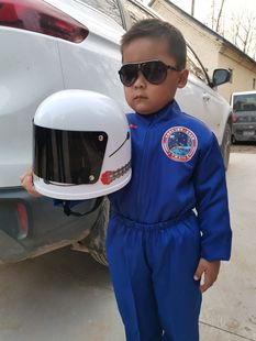 男女太空服航空制服宇航运动会表演服 儿童航天员演出服飞行员套装