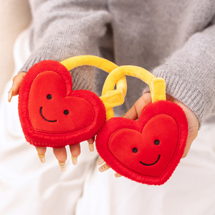 爱心锁趣味同心锁公仔毛绒玩具创意玩偶布娃娃结婚告白送女友礼物