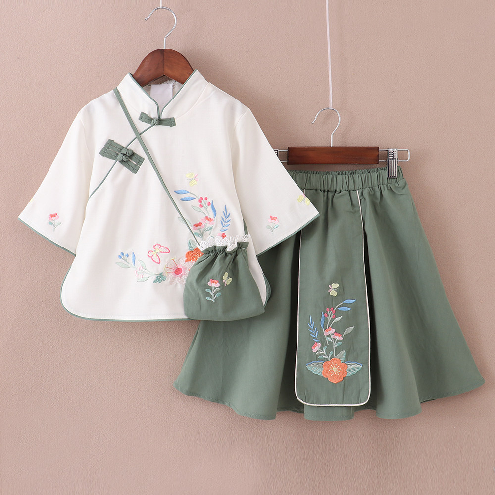 女童汉服夏季新款儿童古装中国风图片