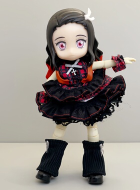 祢豆子ob11全套娃娃鬼灭之刃12分整娃BJD可动人偶二次元生日礼物