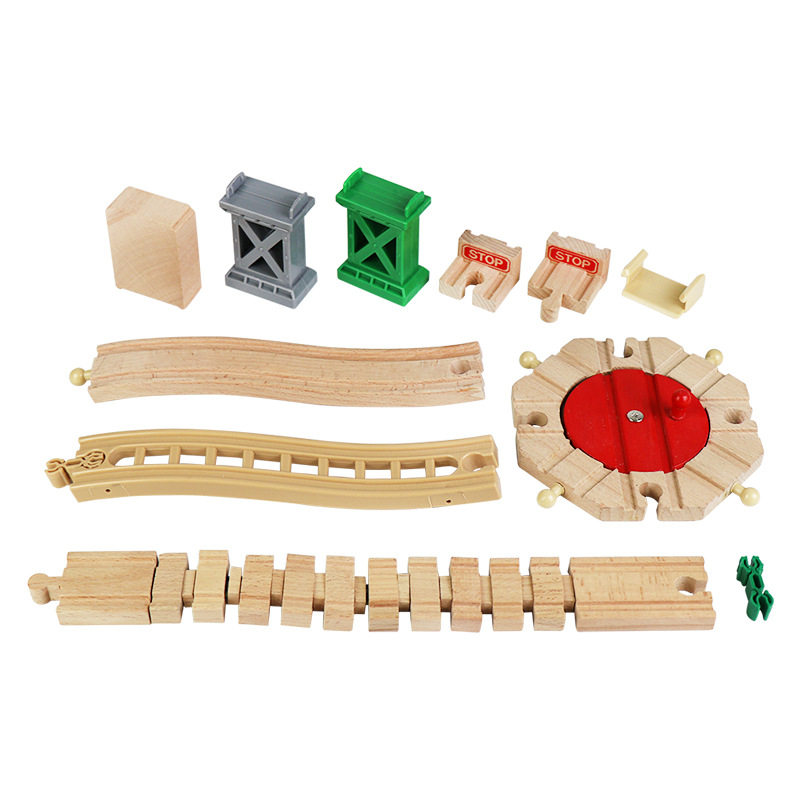 EDWONE72 BEECH TRACK LARGE COLLECTION BRIDGE PIER S RAIL TURNTABLE IS COMPATIBLE VARIOUS WOODEN TRACK BRANDS