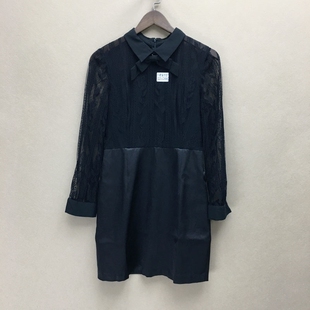 C8980 品牌折扣 G23 连衣裙潮款 切 长袖