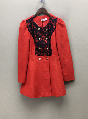 品牌折扣  毛呢大衣潮款 G23-L2041切