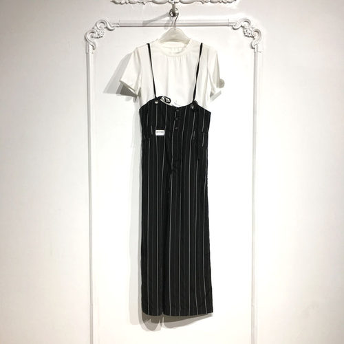 妍系列 D83103 时尚套装两件套品牌女装折扣