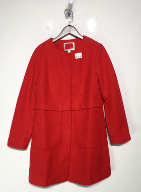 品牌折扣   时尚毛呢外套Z01-A03411