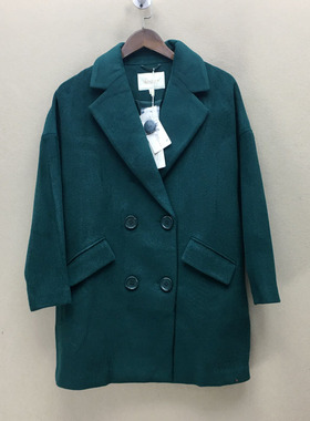 品牌折扣  毛呢大衣潮款 G23-L0455切