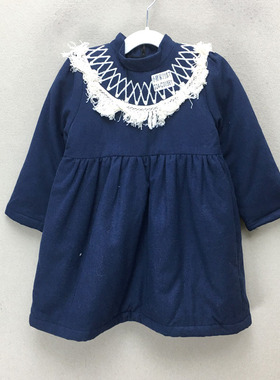 品牌折扣    童装连衣裙潮款G24-C00561加绒切