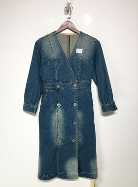 品牌折扣   牛仔连衣裙潮款 HH02136确全