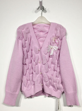 容系列 D94705 时尚针织开衫品牌女装折扣