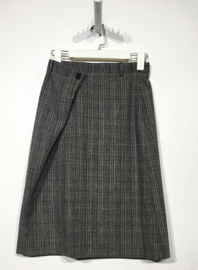 欧系列 D82630 时尚毛呢半身裙品牌女装折扣