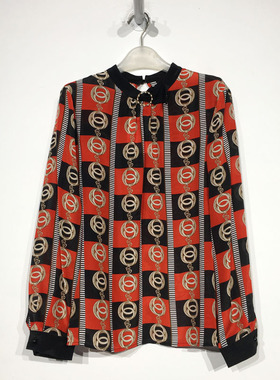 西树系列 D91488 时尚真丝上装品牌女装折扣