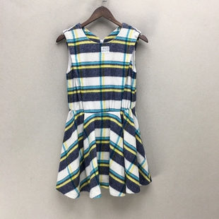 C7075 品牌折扣 G23 连衣裙潮款 切 毛呢无袖