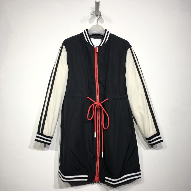 夏系列 D81372 时尚长款羽绒服品牌女装折扣