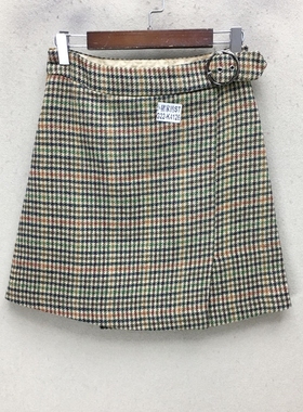 品牌折扣 毛呢短裙潮款 G22-K4126切