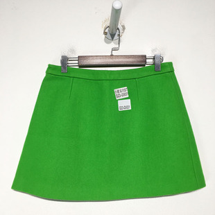 G5031全 G23 品牌折扣 毛呢短裙潮款