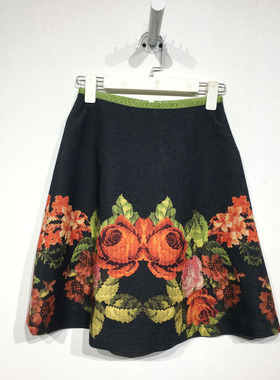 欧系列 D82338 时尚半身裙品牌女装折扣