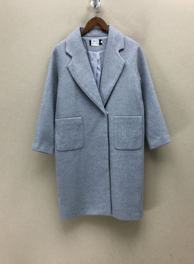 品牌折扣  毛呢大衣潮款 G23-L1169切