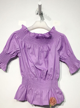 潮系列 D88026 时尚衬衫品牌女装折扣