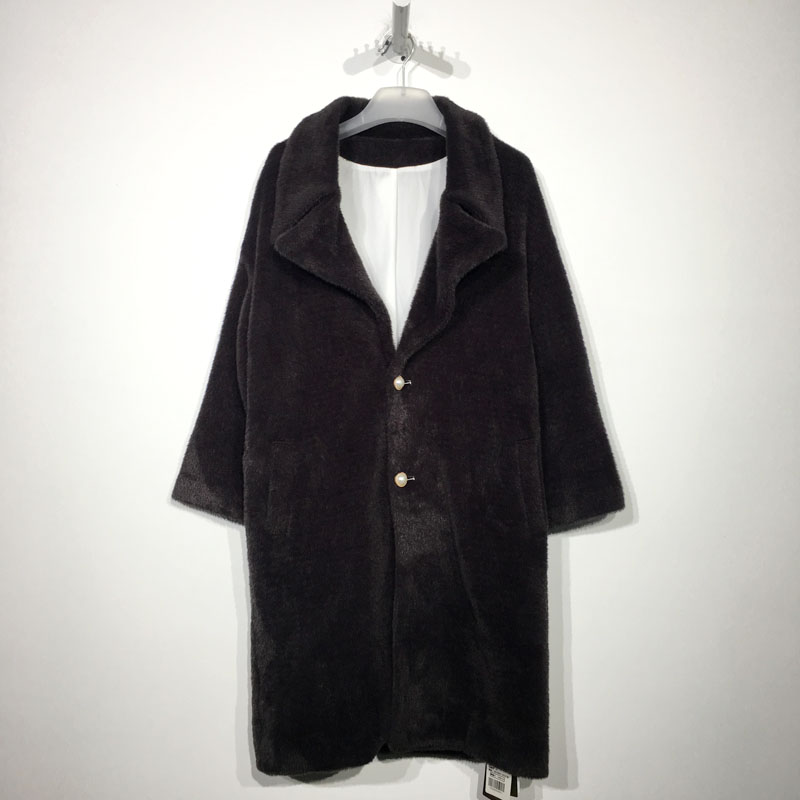 西树系列 D90421 时尚黄金貂外套品牌女装折扣