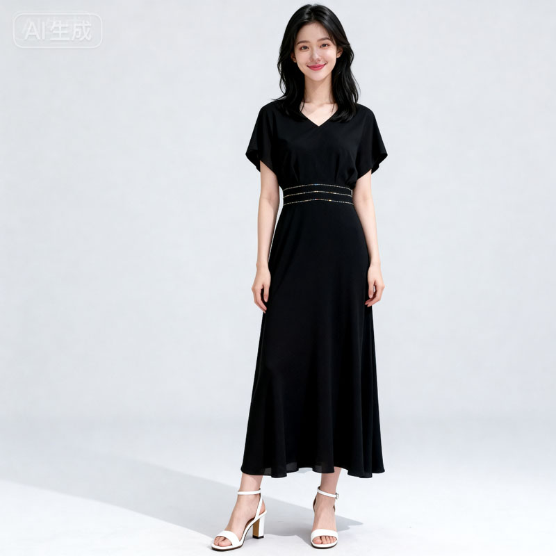 VE系列 D90536 时尚连衣裙品牌女装折扣启