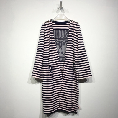 N系列 D80960 时尚长款针织开衫品牌女装折扣切