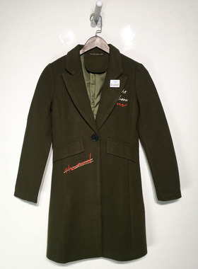 品牌折扣   时尚毛呢外套Z01-A03431