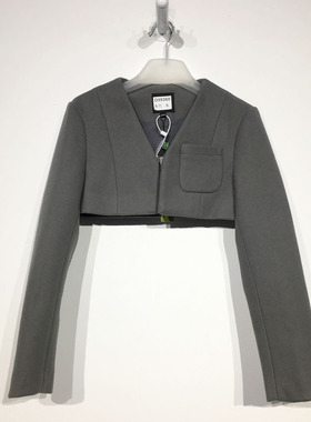 潮系列 D99360 时尚短款外套品牌女装折扣