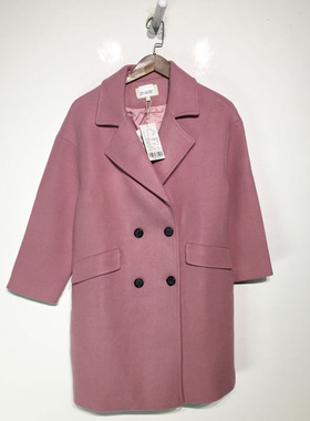 品牌折扣   时尚毛呢外套Z01-A03682确全