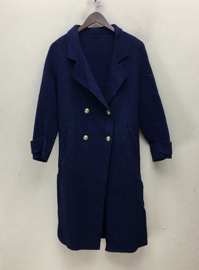 品牌折扣  双面羊毛大衣潮款 G23-L0548切