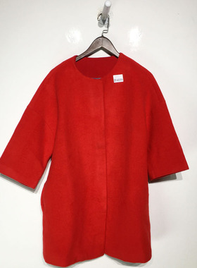 品牌折扣   时尚毛呢外套Z01-A03514