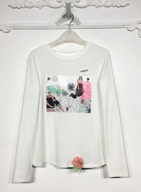 潮系列 D89302 时尚T恤品牌女装折扣