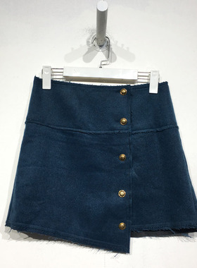 网红*TY系列 D79089 时尚毛呢短裙品牌女装折扣